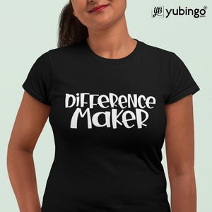 Difference Maker T-Shirt-White