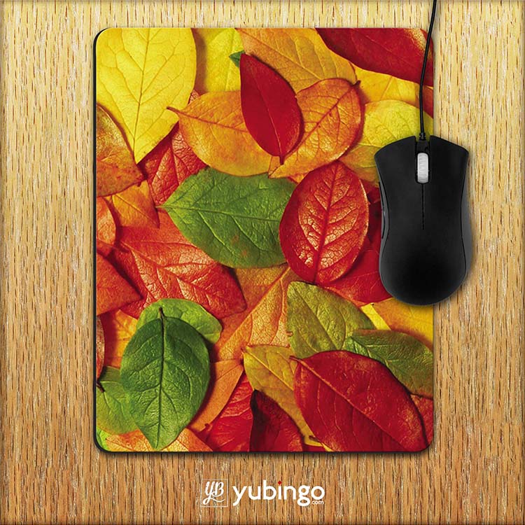 Fallen Leaves Mouse Pad
