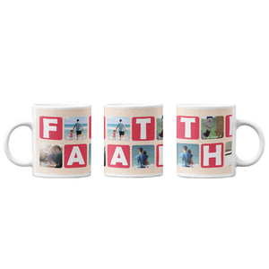 Father Collage Coffee Mug