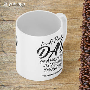 Dad of Awesome Daughter Coffee Mug-Image4