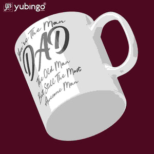 You're The Man Dad Coffee Mug-Image2-Image6