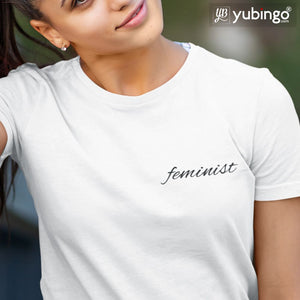 Feminist T-Shirt-White