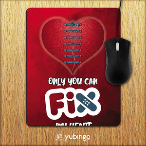 Fix My Heart Mouse Pad-Image2
