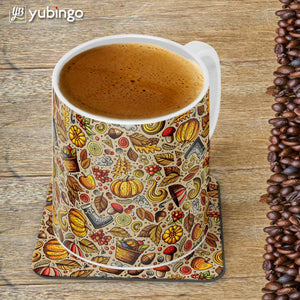 Foodie Delight Customised Alphabet Coffee Mug With Coaster-Image4