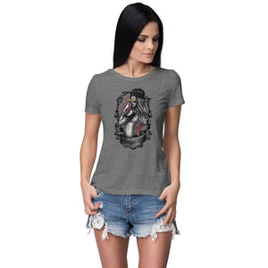 Judge Me Women T-Shirt-Grey Melange
