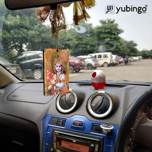 Krishna With Flowers Car Hanging-Image2