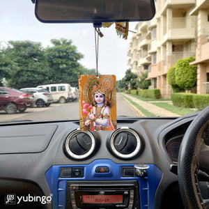 Krishna With Flowers Car Hanging-Image6