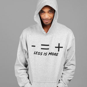 Less Is More Hoodie-Grey