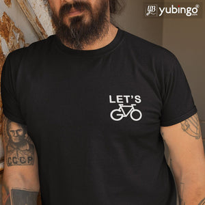 Let's Cycle T-Shirt-White