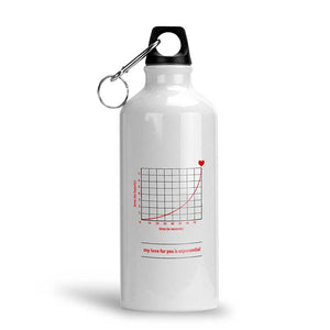 Love Is Exponential Water Bottle