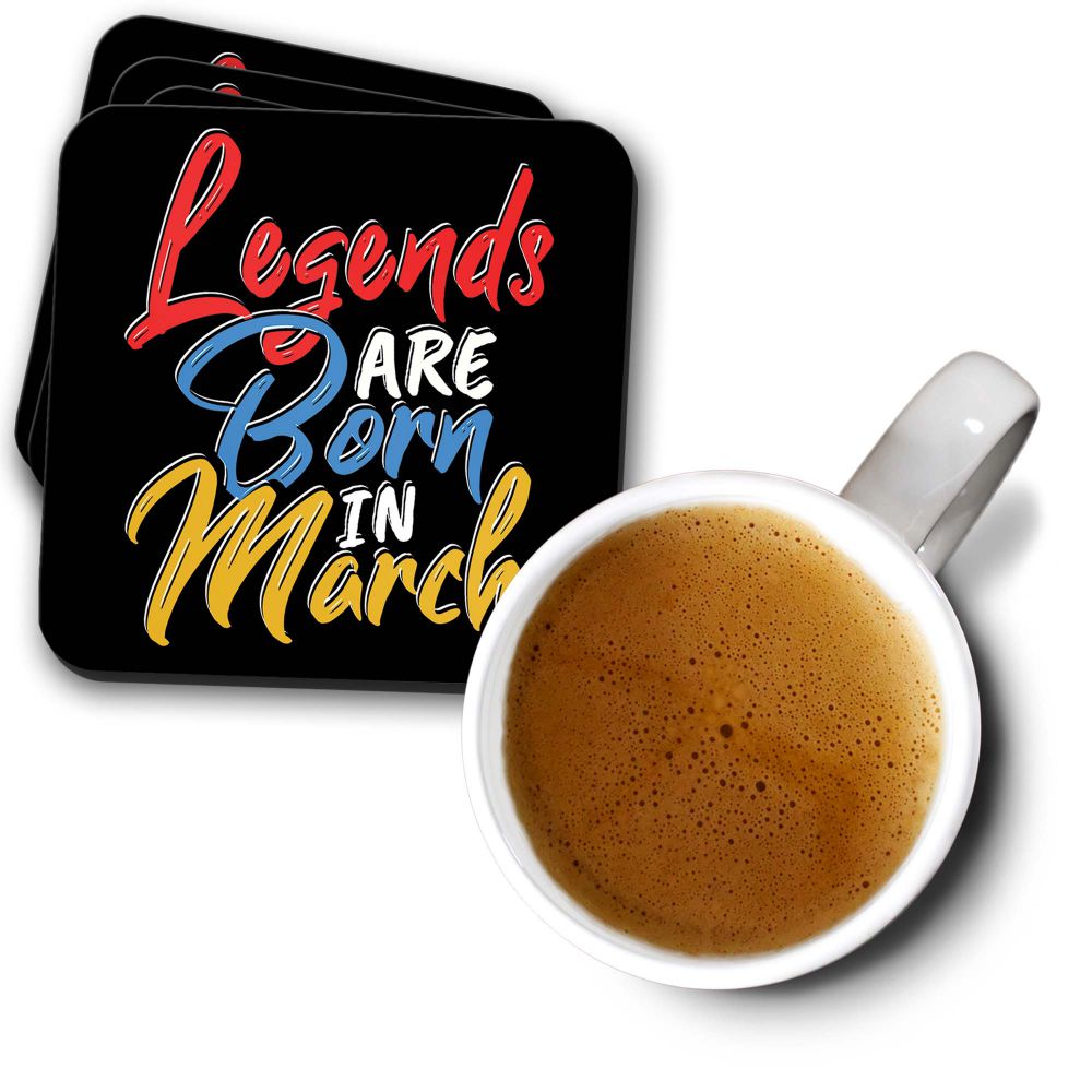 March Legends Coasters