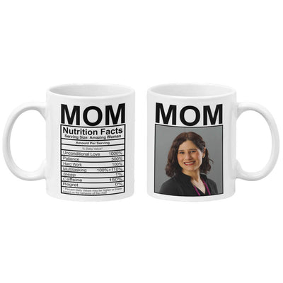 Mom Nutritional Fact Coffee Mug