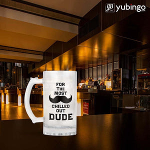 Most Chilled Out Dude Beer Mug-Image4