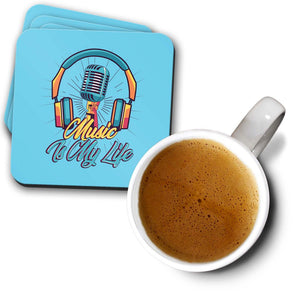 Music is My Life Coasters