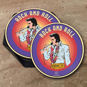 Nolan West Elvis Presley | King with Garland Coasters-Image6