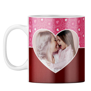 Pink Hearts Photo Coffee Mug-Image2