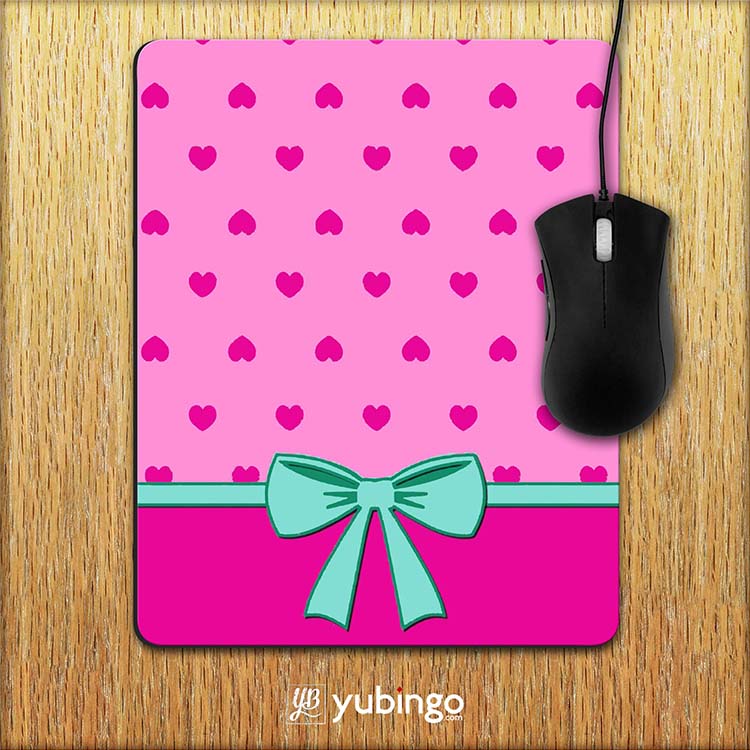 Pink Knot Mouse Pad
