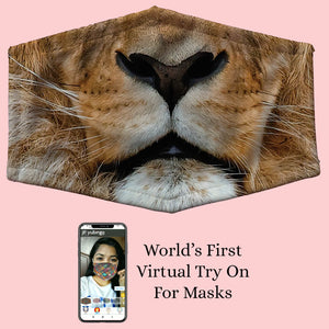 Portrait of Lion Mask