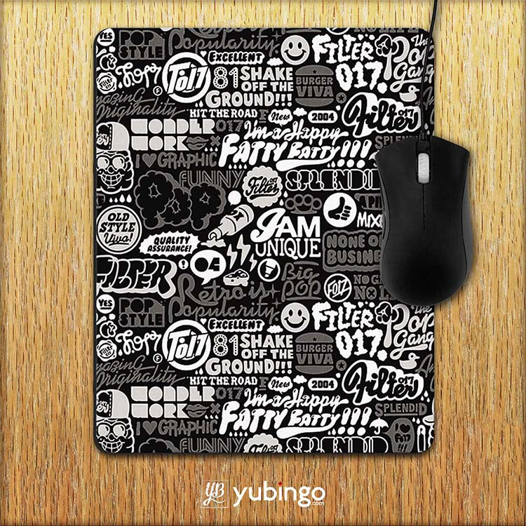 Random Quotes Mouse Pad