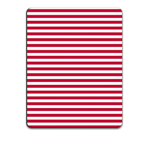 Red Stripes Mouse Pad