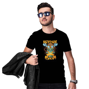 Repair Shop Men T-Shirt-Black