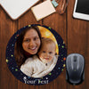 Stars and Photo Mouse Pad (Round)