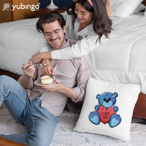 Teddy Love Cushion, Coffee Mug with Coaster and Keychain-Image2