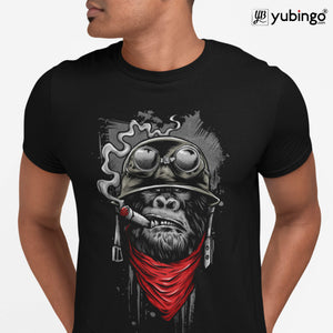 The Angry Ape Men T-Shirt-Black