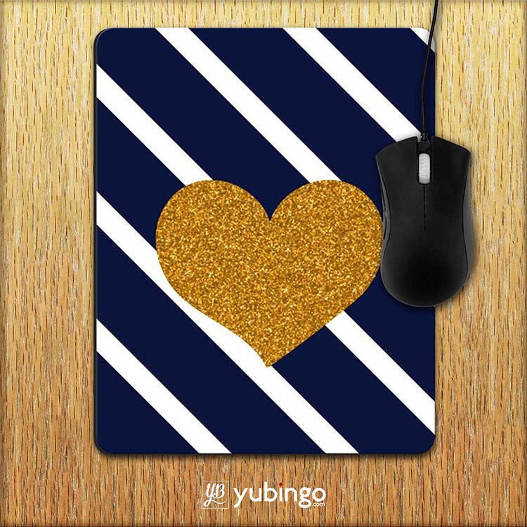 The Heart Mouse Pad