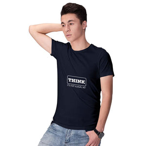 Think Men T-Shirt-Navy Blue