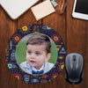 Traditional Pattern Photo Mouse Pad (Round)