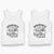 Trouble Together Tank Tops-White