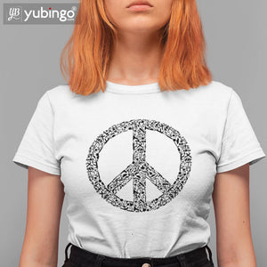War And Peace T-Shirt-White