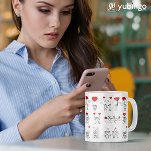You are my sweetie Cushion, Coffee Mug with Coaster and Keychain-Image4