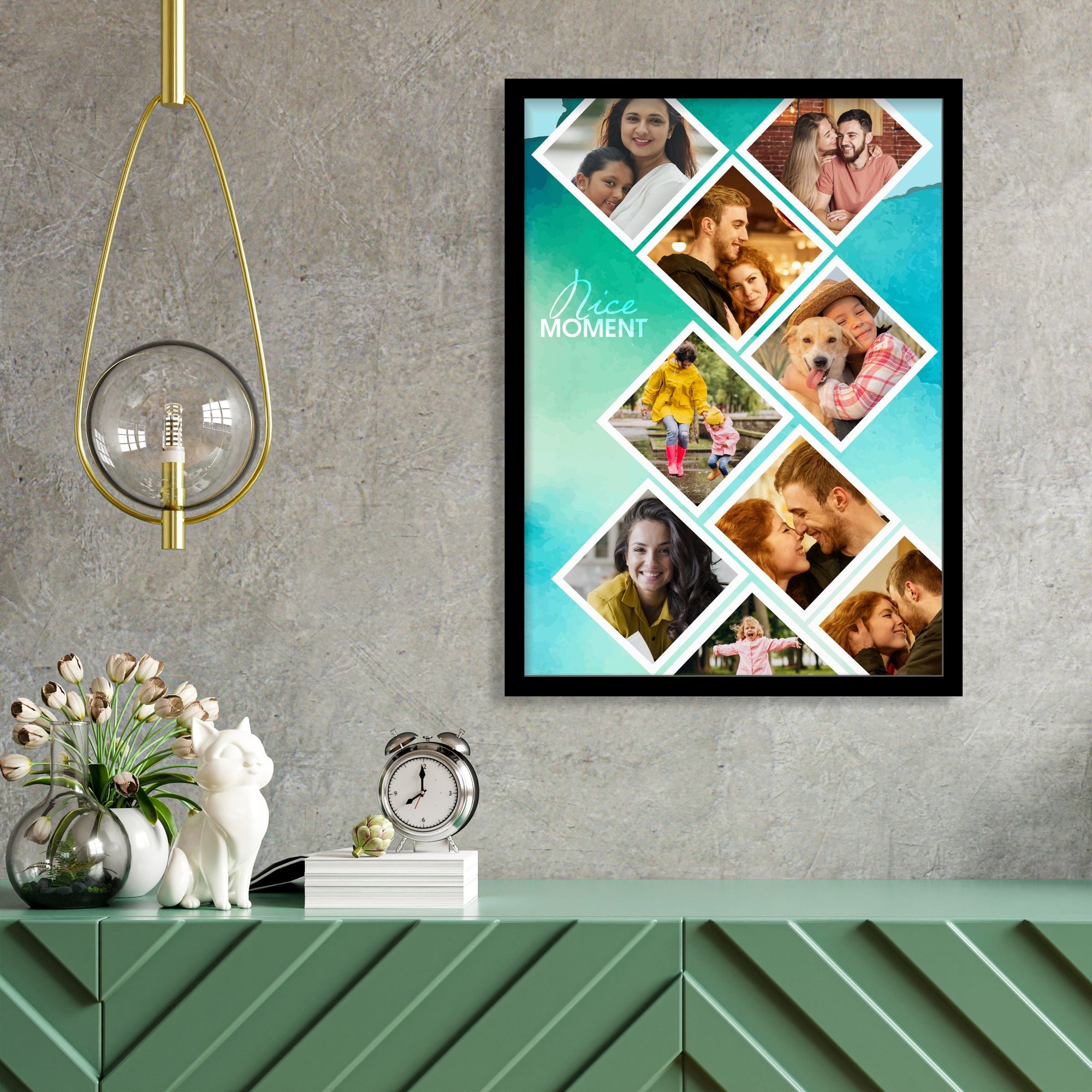 Nice Moment Photo Collage Customised Frame